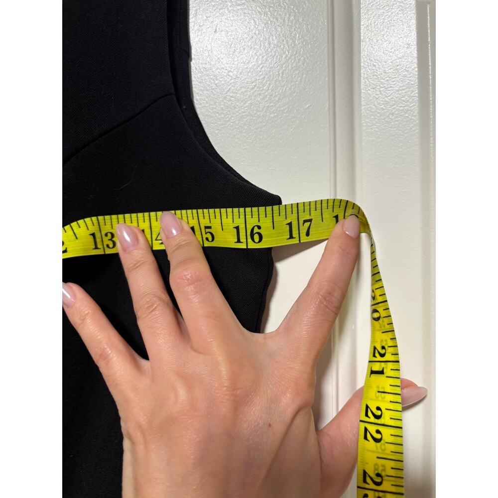 Van Heusen Women's Black Sleeveless Peplum Sheath Dress Size S - Picture 5 of 10